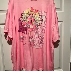 SHEIN Pink Graphic Women’s Plus Size Shirt Size 4X NWOT